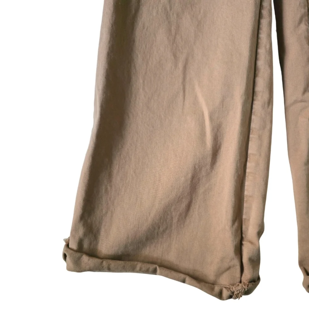 MARINE LAYER Bridget Full Length Pant Tobacco Women's 10 Raw Hem - Picture 8 of 13